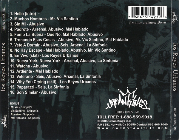 Los Reyes Urbanos Chicano Rap Los Reyes Urbanos Chicano Rap